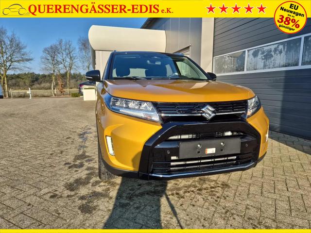 Suzuki Vitara 1.4 Boosterjet 129PS Hybrid Comfort+ Teilleder mit Alcantara Navi Klimaautomatik Sitzheizung ACC PDC v+h Rückf.Kamera Suzuki-Radio Apple CarPlay Android Auto Touchscreen 2xKeyless 17-LM 