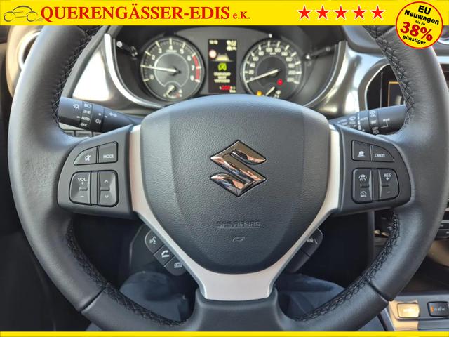 Suzuki Vitara 1.4 Boosterjet 129PS Hybrid Comfort+ Teilleder mit Alcantara Navi Klimaautomatik Sitzheizung ACC PDC v+h Rückf.Kamera Suzuki-Radio Apple CarPlay Android Auto Touchscreen 2xKeyless 17-LM 