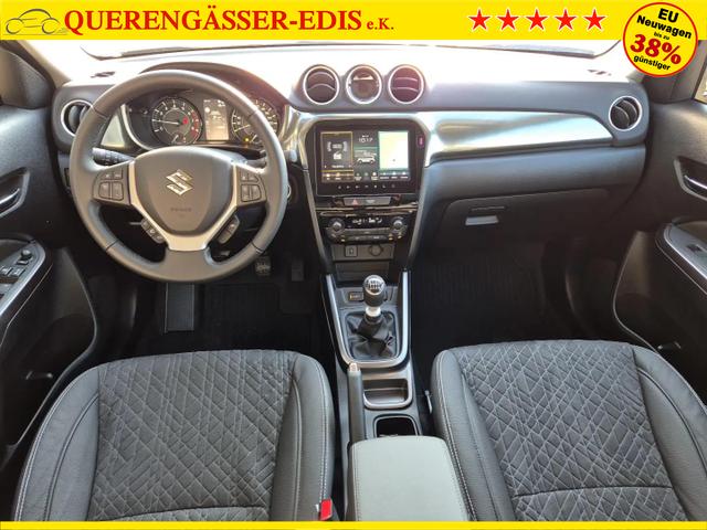 Suzuki Vitara 1.4 Boosterjet 129PS Hybrid Comfort+ Teilleder mit Alcantara Navi Klimaautomatik Sitzheizung ACC PDC v+h Rückf.Kamera Suzuki-Radio Apple CarPlay Android Auto Touchscreen 2xKeyless 17-LM 