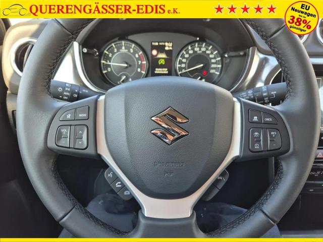 Suzuki Vitara Comfort+ 129PS HYBRID 4x4 ALLGRIP 1.4 Boosterjet Allrad Teilleder mit Alcantara Navi Klimaautomatik Sitzheizung ACC PDC v+h Rückf.Kamera Suzuki-Radio Apple CarPlay Android Auto Touchscreen 2xKeyless 17-LM 
