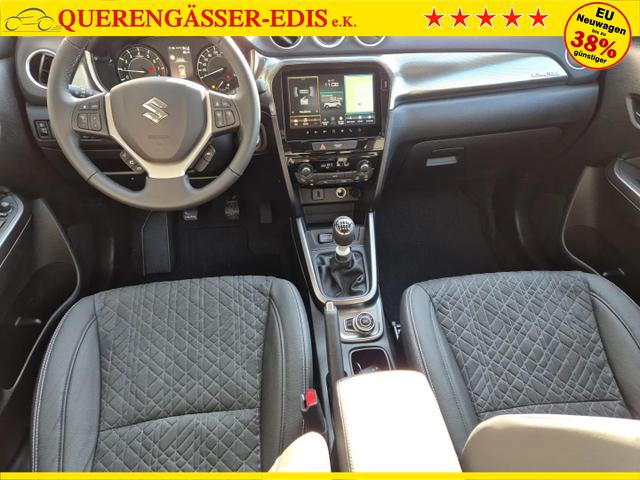 Suzuki Vitara Comfort+ 129PS HYBRID 4x4 ALLGRIP 1.4 Boosterjet Allrad Teilleder mit Alcantara Navi Klimaautomatik Sitzheizung ACC PDC v+h Rückf.Kamera Suzuki-Radio Apple CarPlay Android Auto Touchscreen 2xKeyless 17-LM 