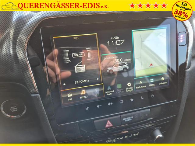 Suzuki Vitara 1.4 Boosterjet 129PS Hybrid Comfort+ Teilleder mit Alcantara Navi Klimaautomatik Sitzheizung ACC PDC v+h Rückf.Kamera Suzuki-Radio Apple CarPlay Android Auto Touchscreen 2xKeyless 17-LM 