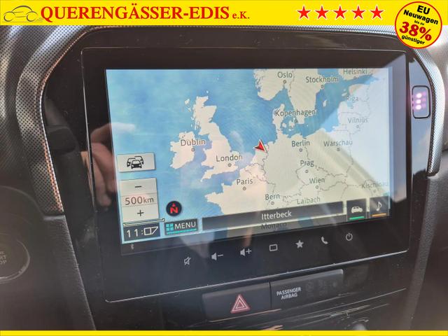Suzuki Vitara 1.4 Boosterjet 129PS Hybrid Comfort+ Teilleder mit Alcantara Navi Klimaautomatik Sitzheizung ACC PDC v+h Rückf.Kamera Suzuki-Radio Apple CarPlay Android Auto Touchscreen 2xKeyless 17-LM 
