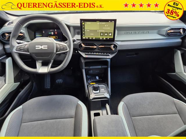 Dacia Duster Extreme Hybrid 140PS Automatik 1.6 SCE Lenkradheizung Sitzheizung elektr.Parkbremse Teil-Leder Klimaautomatik PDC Rückf.kamera Bluetooth Apple Carplay Android Auto 2xKeyless 17-LM 