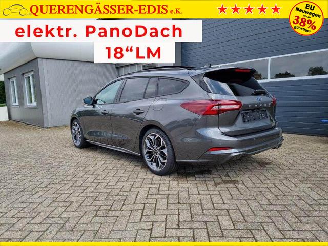 Ford Focus Turnier 1.0 125PS ST-Line X elektr. PanoDach Winterpaket Rückf.Kamera ACC Klimaautomatik Sitzheizung Lenkradheizung Frontscheibe beheizb. Ford-Navi SYNC 4 B+O Sound DAB+ Bluetooth Apple Carplay Android Auto PDC v+h 2xKeyless 18-LM 