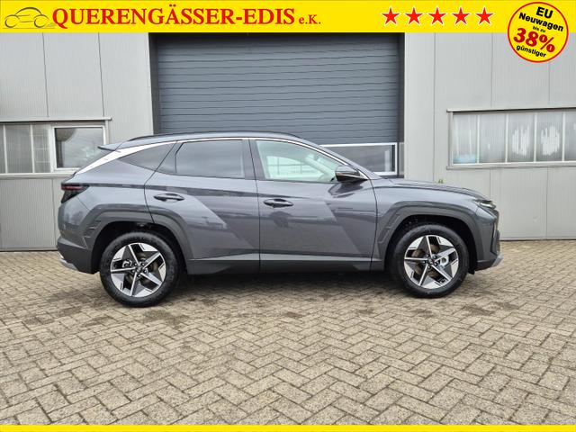 Hyundai TUCSON Trend 1.6 T-GDI 160PS FACELIFT MY2025 elektr. Heckklappe Teil-Leder Sitzheizung v+h Lenkradheizung Klimaautomatik Navi Touchscreen DAB+ wireless Apple CarPlay + Android Auto PDC Rückf.-Kamera Matrix-LED-Scheinw. 