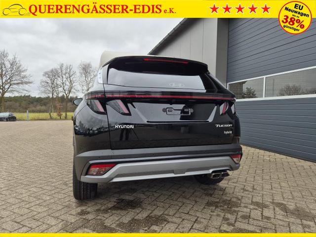 Hyundai TUCSON Trend 1.6 T-GDI 215PS AT HEV FACELIFT MY2025 elektr. Heckklappe Teil-Leder Sitzheizung v+h Lenkradheizung ACC Klimaautomatik Navi Touchscreen DAB+ wireless Apple CarPlay + Android Auto PDC Rückf.Kamera Matrix-LED-Scheinw. 