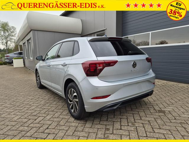 Volkswagen Polo Life 1.0 TSI 95PS Rückf.Kamera Sitzheizung Digital Cockpit Klima PDC abgd.Scheiben Bluetooth Apple Car Play Android Auto 15-LM 