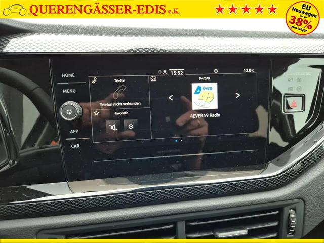 Volkswagen Polo Life 1.0 TSI 95PS Rückf.Kamera Sitzheizung Digital Cockpit Klima PDC abgd.Scheiben Bluetooth Apple Car Play Android Auto 15-LM 