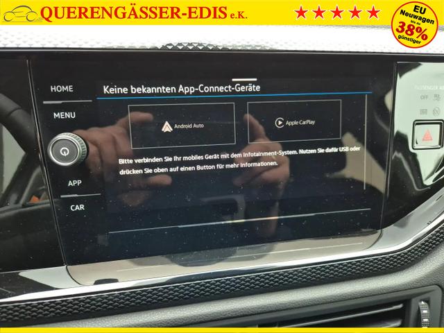 Volkswagen Polo Life 1.0 TSI 95PS Rückf.Kamera Sitzheizung Digital Cockpit Klima PDC abgd.Scheiben Bluetooth Apple Car Play Android Auto 15-LM 