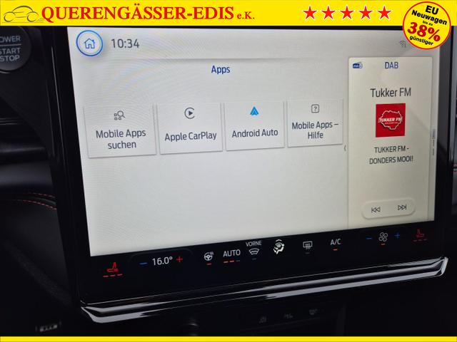 Ford Puma ST-Line 1.0 EcoBoost Hybrid 125PS 4x Kamera Lenkradheizung Sitzheizung Klimaautomatik ACC elektr.Heckklappe Bluetooth Apple Carplay Android Auto PDC v+h 2xKeyless 17-LM 