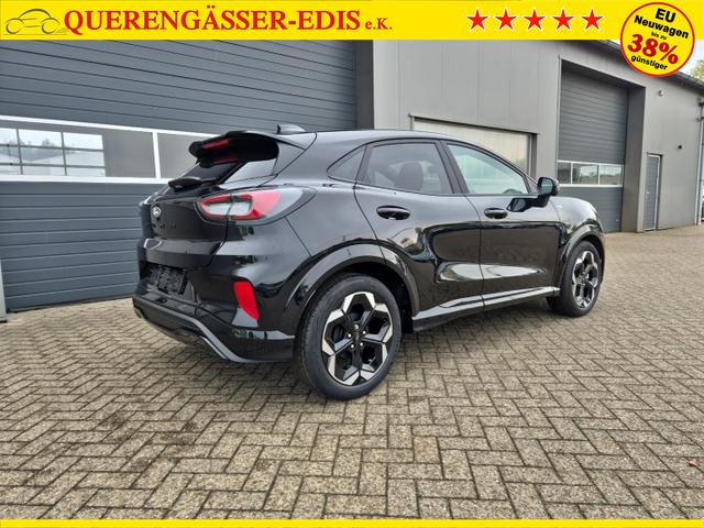 Ford Puma ST-Line X 1.0 EcoBoost Hybrid 125PS NEUES MODELL 360°Kamera AbstandsTempomat el.Heckklappe Premium Leder (Sensico) B+O-Sound Klimaautomatik Sitzheizung Lenkradheizung Frontscheibe beheizb. Ford-Navi SYNC4 Bluetooth Apple CarPlay Android Auto PDC v+ 