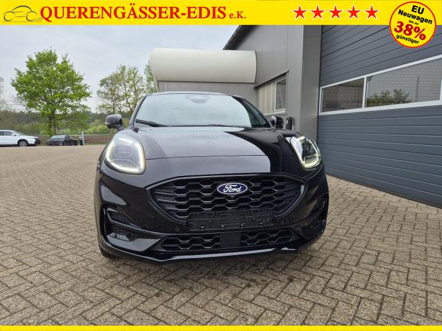 Ford Puma ST-Line X 1.0 EcoBoost Hybrid 125PS NEUES MODELL 360°Kamera AbstandsTempomat el.Heckklappe Premium Leder (Sensico) B+O-Sound Klimaautomatik Sitzheizung Lenkradheizung Frontscheibe beheizb. Ford-Navi SYNC4 Bluetooth Apple CarPlay Android Auto PDC v+ 