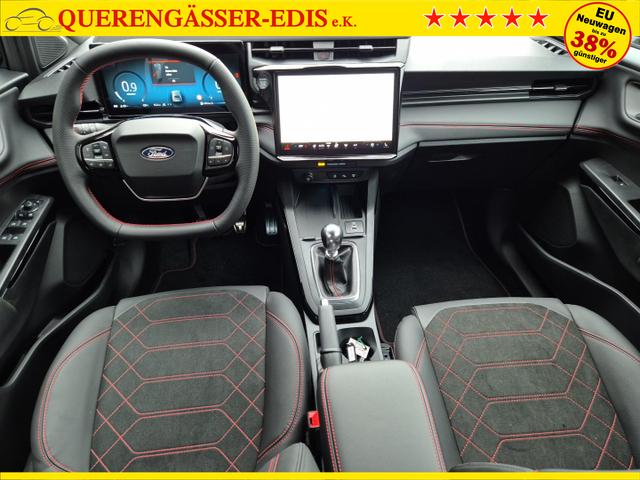 Ford Puma ST-Line X 1.0 EcoBoost Hybrid 125PS NEUES MODELL 360°Kamera AbstandsTempomat el.Heckklappe Premium Leder (Sensico) B+O-Sound Klimaautomatik Sitzheizung Lenkradheizung Frontscheibe beheizb. Ford-Navi SYNC4 Bluetooth Apple CarPlay Android Auto PDC v+ 