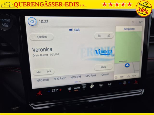 Ford Puma ST-Line X 1.0 EcoBoost Hybrid 125PS NEUES MODELL 360°Kamera AbstandsTempomat el.Heckklappe Premium Leder (Sensico) B+O-Sound Klimaautomatik Sitzheizung Lenkradheizung Frontscheibe beheizb. Ford-Navi SYNC4 Bluetooth Apple CarPlay Android Auto PDC v+ 