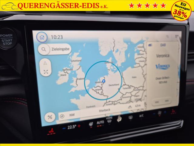 Ford Puma ST-Line X 1.0 EcoBoost Hybrid 125PS NEUES MODELL 360°Kamera AbstandsTempomat el.Heckklappe Premium Leder (Sensico) B+O-Sound Klimaautomatik Sitzheizung Lenkradheizung Frontscheibe beheizb. Ford-Navi SYNC4 Bluetooth Apple CarPlay Android Auto PDC v+ 