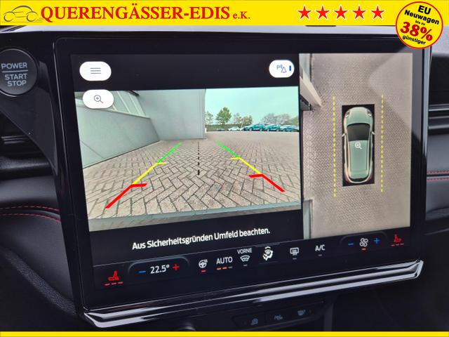 Ford Puma ST-Line X 1.0 EcoBoost Hybrid 125PS NEUES MODELL 360°Kamera AbstandsTempomat el.Heckklappe Premium Leder (Sensico) B+O-Sound Klimaautomatik Sitzheizung Lenkradheizung Frontscheibe beheizb. Ford-Navi SYNC4 Bluetooth Apple CarPlay Android Auto PDC v+ 