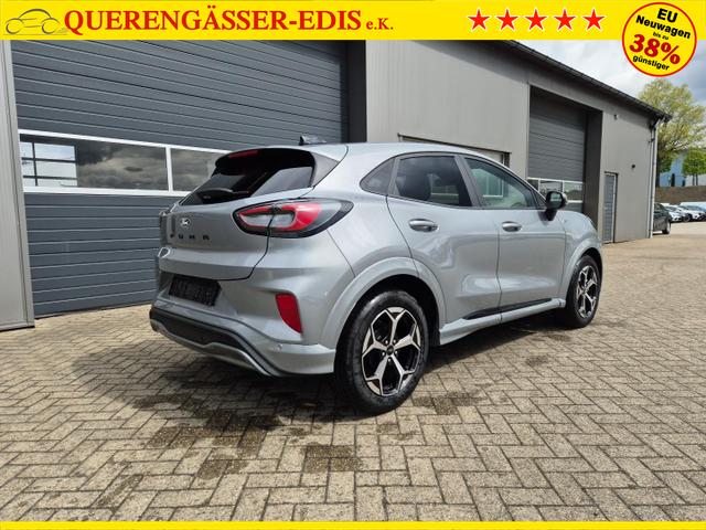 Ford Puma ST-Line 1.0 EcoBoost Hybrid 125PS Automatik NEUES MODELL Klimaautomatik Sitzheizung Lenkradheizung Frontscheibe beheizb. Ford-Navi SYNC4 Bluetooth Apple CarPlay Android Auto Rückf.Kamera PDC 17-LM 