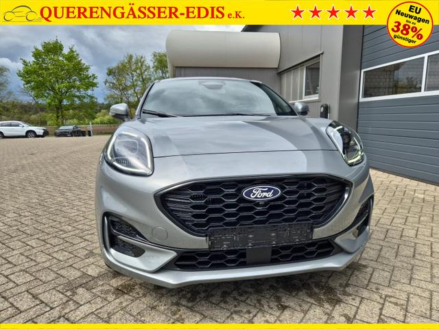 Ford Puma ST-Line 1.0 EcoBoost Hybrid 125PS Automatik NEUES MODELL Klimaautomatik Sitzheizung Lenkradheizung Frontscheibe beheizb. Ford-Navi SYNC4 Bluetooth Apple CarPlay Android Auto Rückf.Kamera PDC 17-LM 