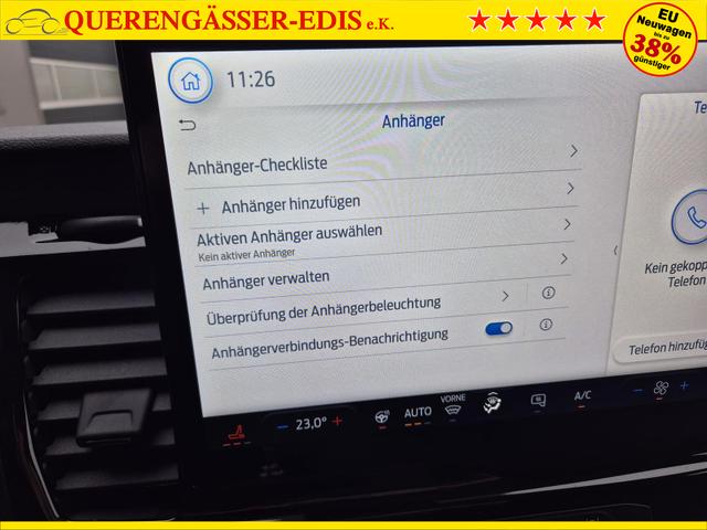 Ford Transit L2H2 2.0 EcoBlue 165PS Trend Heckantrieb 3,5t 2-Sitzer AHK Sitzheizung Lenkradheizung Frontscheibe beheizb. Klimaautomatik PDC v+h Rückf.Kamera Bluetooth DAB Apple CarPlay Android Auto Tempomat Ganzj.Reifen 