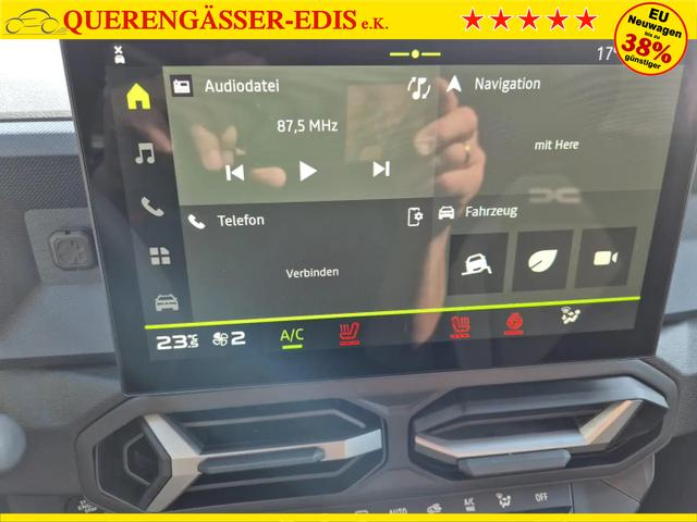 Dacia Duster Journey 4x4 130PS1.2 TCe Lenkradheizung Sitzheizung Klimaautomatik 4x Kamera PDC v+h Bluetooth Apple Carplay Android Auto 2xKeyless 18-LM Ganzj.Reifen 
