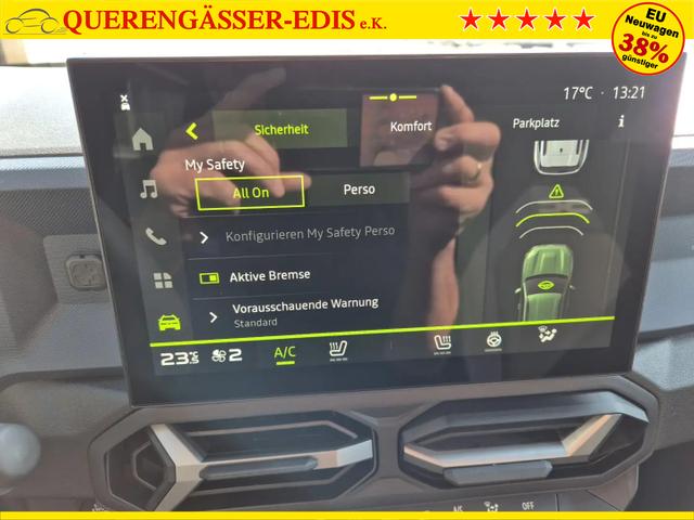 Dacia Duster Journey 4x4 130PS1.2 TCe Lenkradheizung Sitzheizung Klimaautomatik 4x Kamera PDC v+h Bluetooth Apple Carplay Android Auto 2xKeyless 18-LM Ganzj.Reifen 