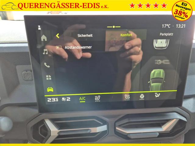 Dacia Duster Journey 4x4 130PS1.2 TCe Lenkradheizung Sitzheizung Klimaautomatik 4x Kamera PDC v+h Bluetooth Apple Carplay Android Auto 2xKeyless 18-LM Ganzj.Reifen 