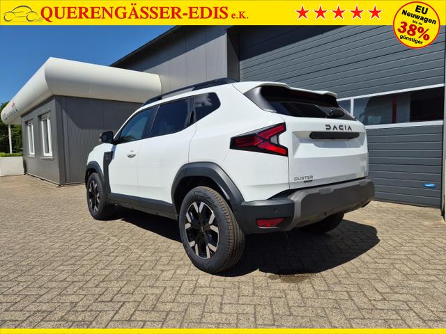 Dacia Duster Extreme Hybrid 140PS Automatik 1.6 SCE Lenkradheizung Sitzheizung 4x Kamera Teil-Leder Klimaautomatik Bluetooth Apple Carplay Android Auto PDC v+h 2xKeyless 17-LM 
