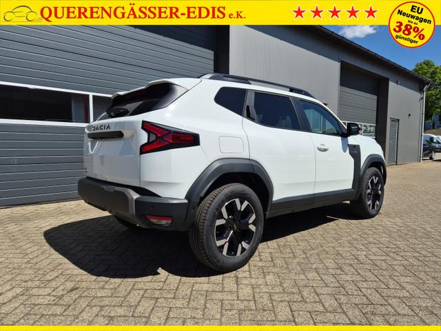 Dacia Duster Extreme Hybrid 140PS Automatik 1.6 SCE Lenkradheizung Sitzheizung 4x Kamera Teil-Leder Klimaautomatik Bluetooth Apple Carplay Android Auto PDC v+h 2xKeyless 17-LM 
