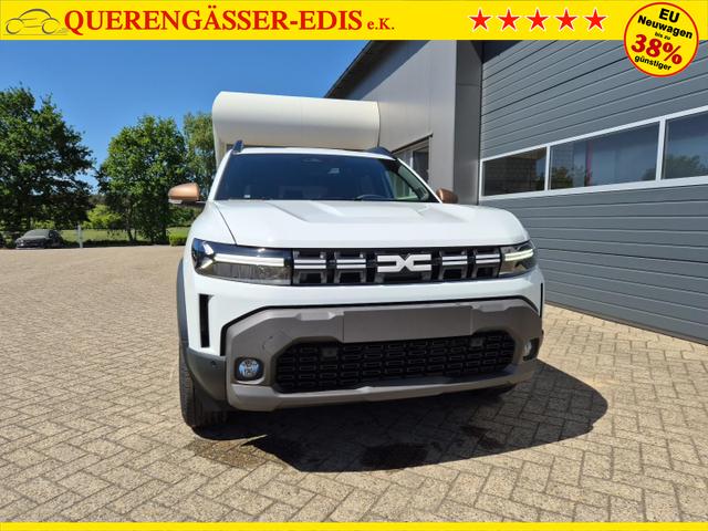 Dacia Duster Extreme Hybrid 140PS Automatik 1.6 SCE Lenkradheizung Sitzheizung 4x Kamera Teil-Leder Klimaautomatik Bluetooth Apple Carplay Android Auto PDC v+h 2xKeyless 17-LM 
