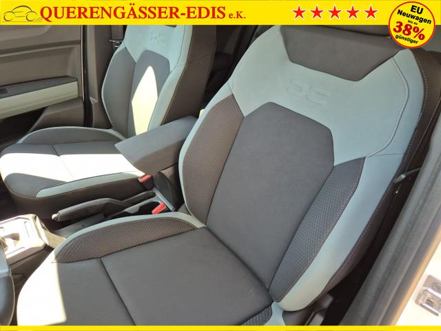 Dacia Duster Extreme Hybrid 140PS Automatik 1.6 SCE Lenkradheizung Sitzheizung 4x Kamera Teil-Leder Klimaautomatik Bluetooth Apple Carplay Android Auto PDC v+h 2xKeyless 17-LM 