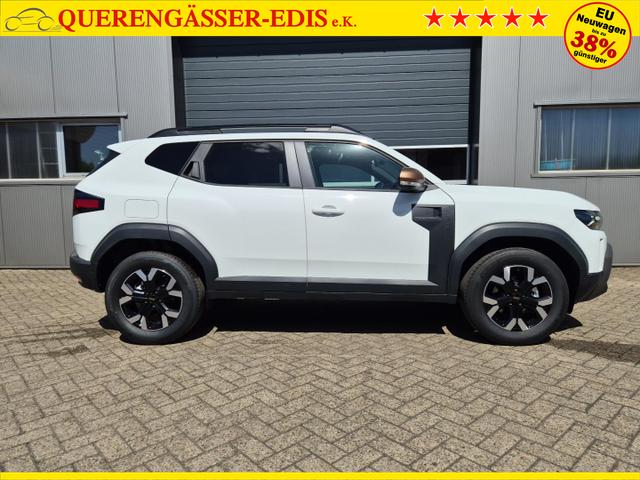 Dacia Duster Extreme Hybrid 140PS Automatik 1.6 SCE Sitzheizung Klimaautomatik 4x Kamera elektr.Parkbremse Teil-Leder Bluetooth Apple Carplay Android Auto PDC v+h 2xKeyless 17-LM 
