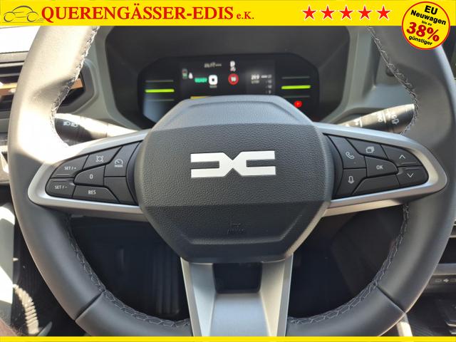 Dacia Duster Extreme Hybrid 140PS Automatik 1.6 SCE Sitzheizung Klimaautomatik 4x Kamera elektr.Parkbremse Teil-Leder Bluetooth Apple Carplay Android Auto PDC v+h 2xKeyless 17-LM 