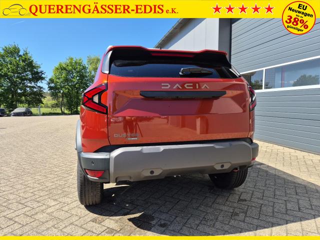 Dacia Duster Extreme Hybrid 140PS Automatik 1.6 SCE Lenkradheizung Sitzheizung 4x Kamera elektr.Parkbremse Teil-Leder Klimaautomatik Frontscheibe beh. Bluetooth Apple Carplay Android Auto PDC v+h 2xKeyless 18-LM 