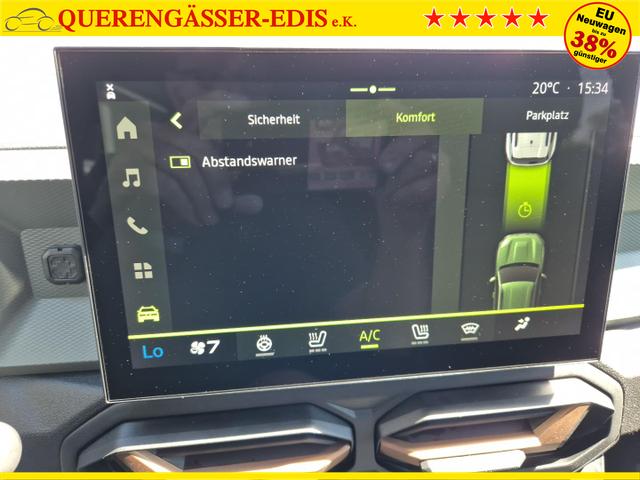 Dacia Duster Extreme Hybrid 140PS Automatik 1.6 SCE Lenkradheizung Sitzheizung 4x Kamera elektr.Parkbremse Teil-Leder Klimaautomatik Frontscheibe beh. Bluetooth Apple Carplay Android Auto PDC v+h 2xKeyless 18-LM 