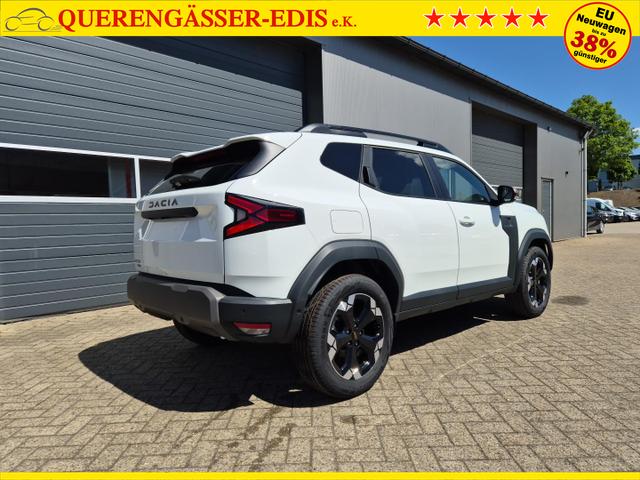 Dacia Duster Extreme Hybrid 140PS Automatik 1.6 SCE 4x Kamera elektr.Parkbremse Teil-Leder Klimaautomatik Bluetooth Apple Carplay Android Auto PDC v+h 2xKeyless 18"LM 