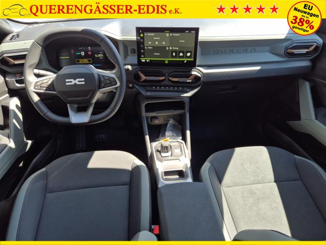 Dacia Duster Extreme Hybrid 140PS Automatik 1.6 SCE 4x Kamera elektr.Parkbremse Teil-Leder Klimaautomatik Bluetooth Apple Carplay Android Auto PDC v+h 2xKeyless 18"LM 