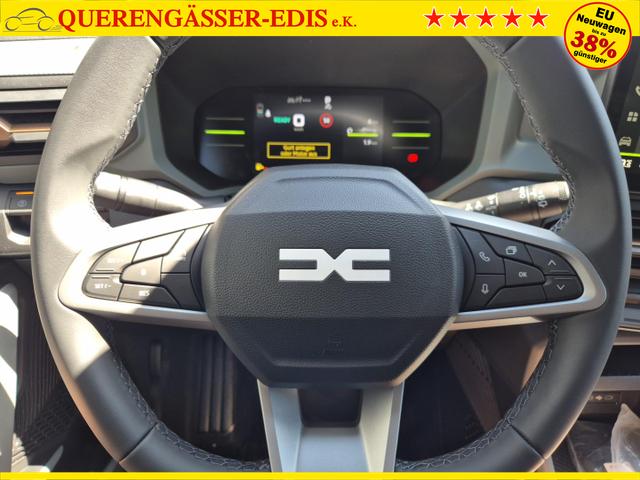 Dacia Duster Extreme Hybrid 140PS Automatik 1.6 SCE 4x Kamera elektr.Parkbremse Teil-Leder Klimaautomatik Bluetooth Apple Carplay Android Auto PDC v+h 2xKeyless 18"LM 