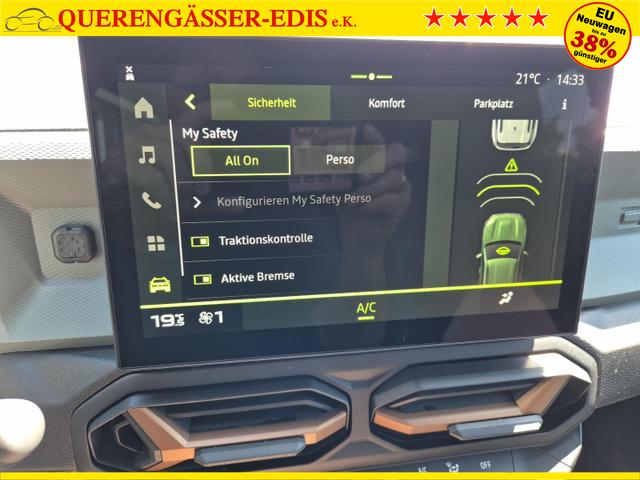 Dacia Duster Extreme Hybrid 140PS Automatik 1.6 SCE 4x Kamera elektr.Parkbremse Teil-Leder Klimaautomatik Bluetooth Apple Carplay Android Auto PDC v+h 2xKeyless 18"LM 