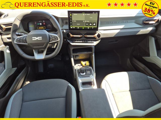 Dacia Duster Extreme Hybrid 140PS Automatik 1.6 SCE Sitzheizung Klimaautomatik PDC Rückf.kamera Bluetooth Apple Carplay Android Auto 2xKeyless 17-LM 