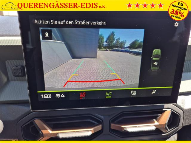 Dacia Duster Extreme Hybrid 140PS Automatik 1.6 SCE Sitzheizung Klimaautomatik PDC Rückf.kamera Bluetooth Apple Carplay Android Auto 2xKeyless 17-LM 