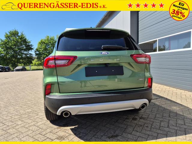 Ford Kuga Titanium 243PS PHEV Automatik schwenkb. AHK Sitzheizung v+h Lenkradheizung Frontscheibe beheizb. LED-Scheinwerfer Klimaautomatik Ford-Navi SYNC4 Apple CarPlay Android Auto Touchscreen Bluetooth PDC 4xKamera 2xKeyless 17"LM vollelektr. Reichweite 