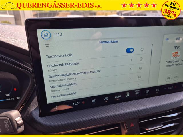 Ford Kuga ST-Line X 243PS PHEV Automatik Matrix-LED elektr. PanoDach schwenkb. AHK Head-Up-Display Sitzheizung v+h Lenkradheizung Frontscheibe beheizb. Navi SYNC4 Apple CarPlay Android Auto Touchscreen PDC 4xKamera 2xKeyless B+O Sound 19"LM vollelektr. Re 