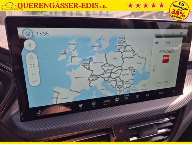 Ford Kuga ST-Line X 243PS PHEV Automatik Matrix-LED elektr. PanoDach schwenkb. AHK Head-Up-Display Sitzheizung v+h Lenkradheizung Frontscheibe beheizb. Navi SYNC4 Apple CarPlay Android Auto Touchscreen PDC 4xKamera 2xKeyless B+O Sound 19"LM vollelektr. Re 