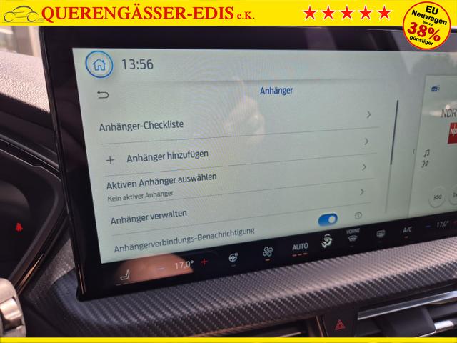 Ford Kuga ST-Line X 243PS PHEV Automatik Matrix-LED elektr. PanoDach schwenkb. AHK Head-Up-Display Sitzheizung v+h Lenkradheizung Frontscheibe beheizb. Navi SYNC4 Apple CarPlay Android Auto Touchscreen PDC 4xKamera 2xKeyless B+O Sound 19"LM vollelektr. Re 