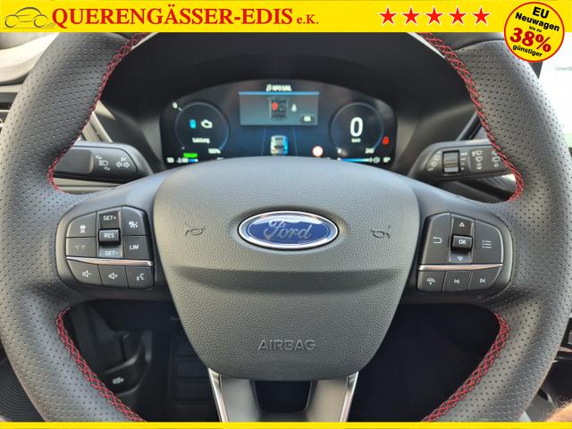 Ford Kuga ST-Line X 243PS PHEV Automatik Matrix-LED elektr. PanoDach schwenkb. AHK Head-Up-Display Sitzheizung v+h Lenkradheizung Frontscheibe beheizb. Navi SYNC4 Apple CarPlay Android Auto Touchscreen PDC 4xKamera 2xKeyless B+O Sound 19"LM vollelektr. Re 