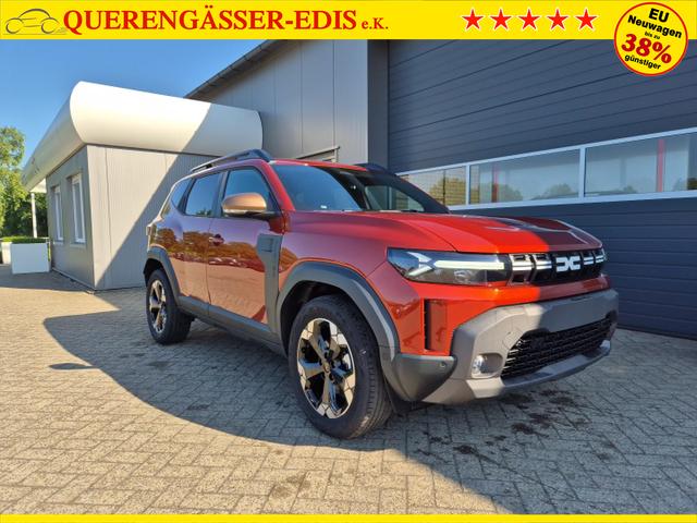 Dacia Duster Extreme Hybrid 140PS Automatik 1.6 SCE Sitzheizung Klimaautomatik 4x Kamera elektr.Parkbremse Teil-Leder Bluetooth Apple Carplay Android Auto PDC v+h 2xKeyless 18-LM 