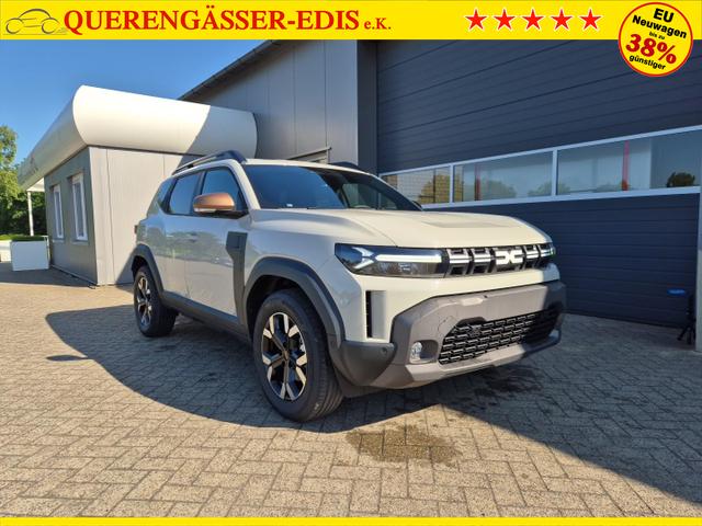 Dacia Duster Extreme Hybrid 140PS Automatik 1.6 SCE Lenkradheizung Sitzheizung Klimaautomatik 4x Kamera elektr.Parkbremse Teil-Leder Bluetooth Apple Carplay Android Auto PDC v+h 2xKeyless 17-LM 