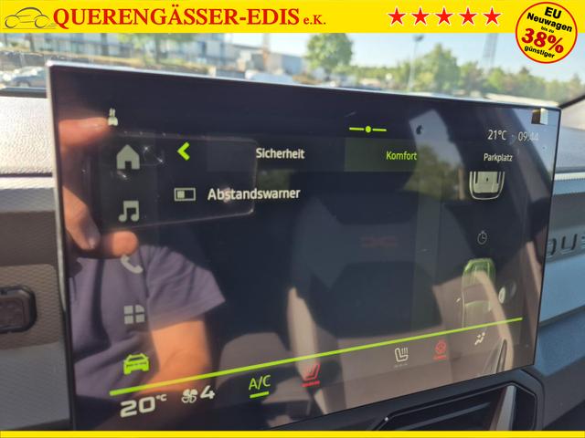Dacia Duster Extreme Hybrid 140PS Automatik 1.6 SCE Lenkradheizung Sitzheizung Klimaautomatik 4x Kamera elektr.Parkbremse Teil-Leder Bluetooth Apple Carplay Android Auto PDC v+h 2xKeyless 17-LM 