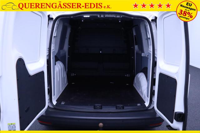 Volkswagen Caddy Cargo Comfort 2.0 TDI 122PS 2-Sitzer AHK Navi Rückf.Kamera PDC v+h Klima VW-Radio Apple CarPlay Android Auto Hecktüren180º Schiebetür rechts Ganzjahresreifen 